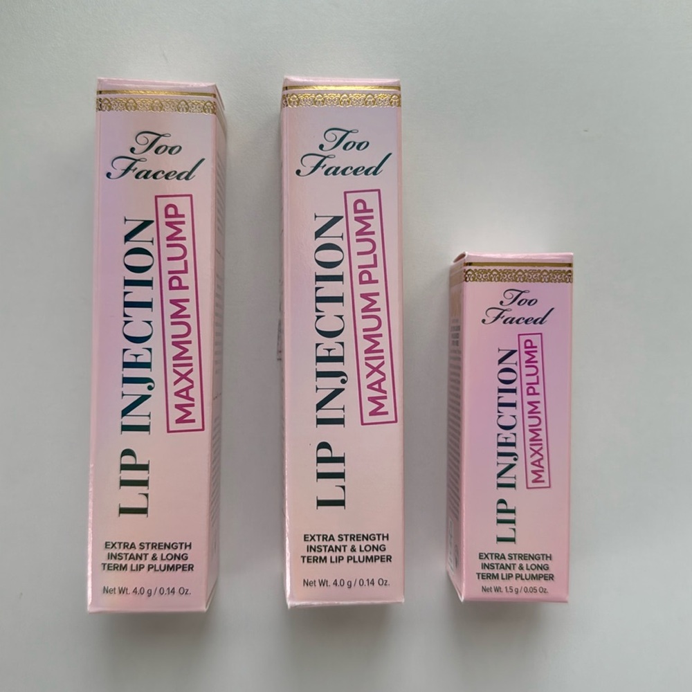 BNIB Too Faced Lip Injection Maximum Plump